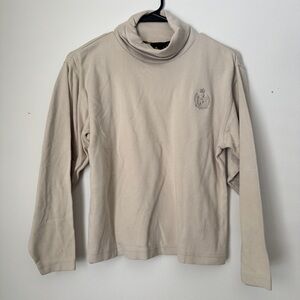 Vintage Liz Sport Cream Turtleneck - Petite